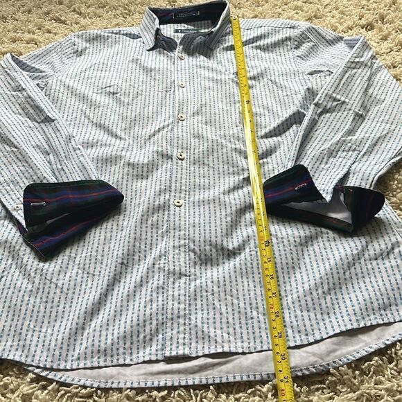 William Murray BEERSUCKER BUTTON DOWN long sleeve M - Picture 10 of 15